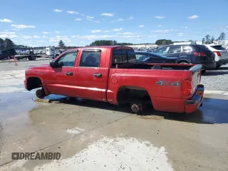 2008 Dodge Dakota SLT z VIN 1D7HW48N08S557814, wystawiony jako Copart lot #46627955 z przebiegiem 145 356 mil mil oraz Czysty tytuł • Clean title. Historia ofert i sprzedaży dostępna na DreamBid. Obrazek 2.