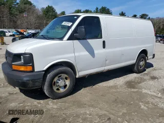 2011 Chevrolet Express Cargo Van with VIN 1GCWGFCA5B1101934, listed as a Copart auction lot 52134125 with 282,863 mi miles and Clean Title. Bid and sale history available at carsss.com. Image 1.