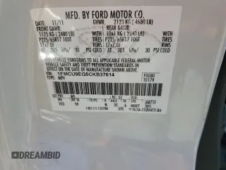 2012 Ford Escape Limited with VIN 1FMCU9EG5CKB37614, listed as a Copart auction lot 76755624 with 135,020 mi miles and Salvage Title. Bid and sale history available at carsss.com. Image 14.