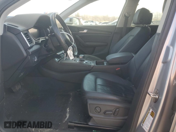 2020 Audi Q5 Premium Plus with VIN WA1BNAFY4L2035575, listed as a Copart auction lot 47128905 with 104,920 mi miles and Salvage Title. Bid and sale history available at carsss.com. Image 7.