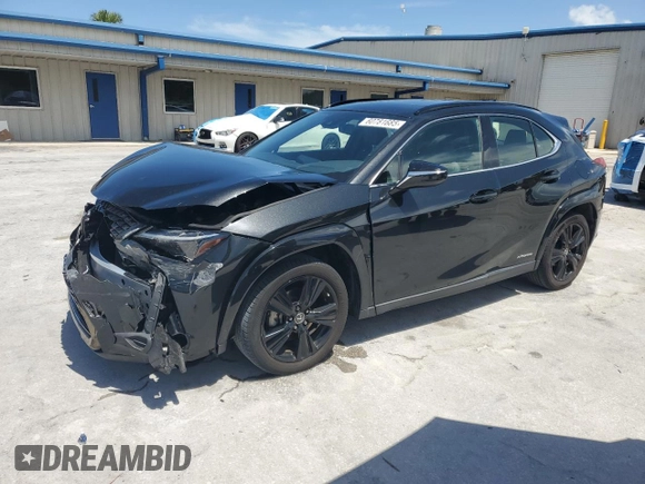 2021 Lexus UX 250h с VIN JTHP9JBHXM2045467, выставлен на аукционе Copart как лот 60781685 с пробегом 37 638 миль миль и Списание • Salvage title. История ставок и продаж доступна на DreamBid. Изображение 1.
