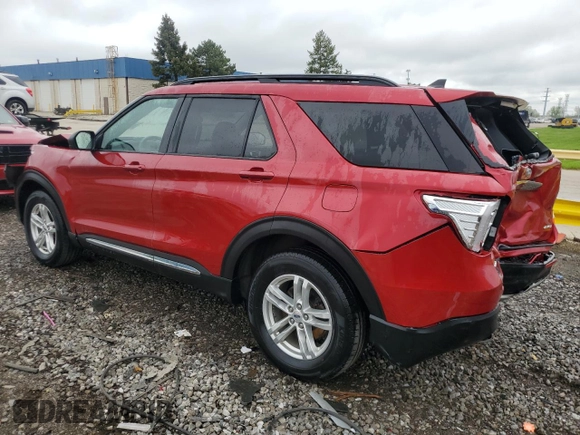 2022 Ford Explorer XLT z VIN 1FMSK8DH9NGC04565, wystawiony jako Copart lot #55523065 z przebiegiem 23 995 mil mil oraz Szkoda całkowita • Salvage title. Historia ofert i sprzedaży dostępna na DreamBid. Obrazek 2.
