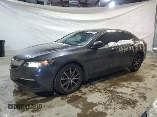 2015 Acura TLX V6 Tech with VIN 19UUB3F56FA004235, listed as a Copart auction lot 41912975 with 76,275 mi miles and Clean Title. Bid and sale history available at carsss.com. Image 1.