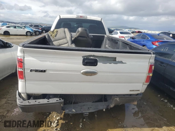 2011 Ford F-150 XL with VIN 1FTPF1CF0BKE10923, listed as a Copart auction lot 45753375 with 195,969 mi miles and Salvage title. Bid and sale history available at DreamBid. Image 6.