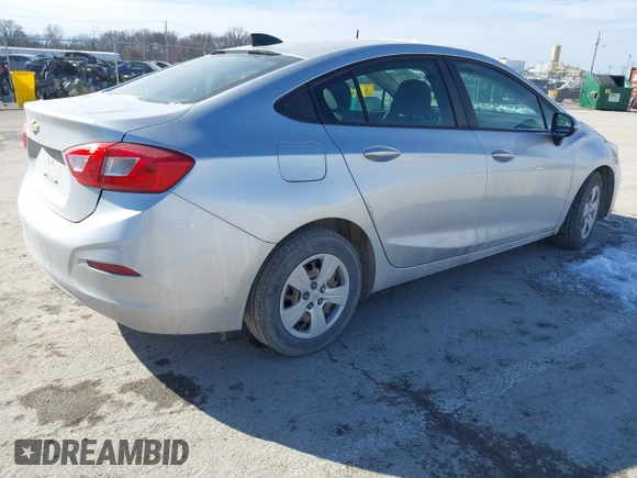 2018 Chevrolet Cruze LS with VIN 1G1BC5SM9J7129241, listed as a IAAI auction lot 41589811 with 66,721 mi miles and . Bid and sale history available at DreamBid. Image 4.