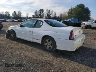 2002 Chevrolet Monte Carlo SS with VIN 2G1WX15K929302720, listed as a Copart auction lot 81264504 with 0 mi miles and Salvage Title. Bid and sale history available at carsss.com. Image 2.