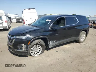 2022 Chevrolet Traverse LS with VIN 1GNERFKW2NJ119581, listed as a Copart auction lot 59916725 with 28,989 mi miles and Salvage title. Bid and sale history available at DreamBid. Image 1.