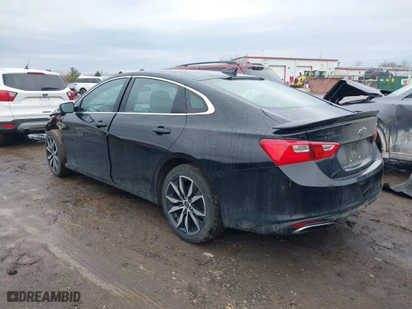 2020 Chevrolet Malibu RS with VIN 1G1ZG5ST1LF078367, listed as a IAAI auction lot 41707370 with 57,759 mi miles. Bid and sale history available at carsss.com. Image 3.