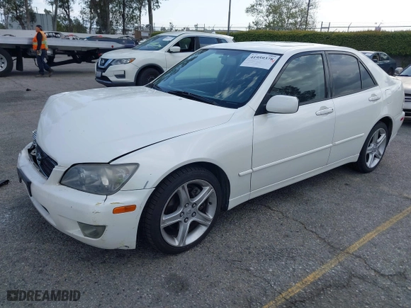 2004 Lexus IS 300 with VIN JTHBD192X40084520, listed as a IAAI auction lot 41959378 with 215,105 mi miles. Bid and sale history available at carsss.com. Image 17.