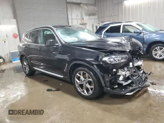 2023 BMW X3 xDrive30i with VIN 5UX53DP07P9S81101, listed as a Copart auction lot 50319775 with 12,378 mi miles and Salvage Title. Bid and sale history available at carsss.com. Image 4.