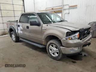 2004 Ford F-150 XLT with VIN 1FTRW14W34KB68512, listed as a Copart auction lot 52774075 with 113,322 mi miles and Salvage Title. Bid and sale history available at carsss.com. Image 4.
