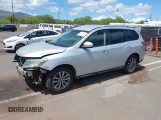 2016 Nissan Pathfinder SV with VIN 5N1AR2MN9GC615324, listed as a IAAI auction lot 42184115 with 67,673 mi miles. Bid and sale history available at carsss.com. Image 17.