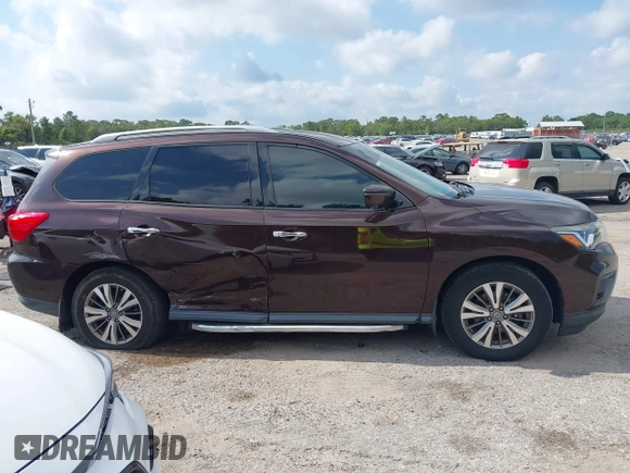 2019 Nissan Pathfinder SL z VIN 5N1DR2MN3KC581063, wystawiony jako IAAI lot #42311710 z przebiegiem 142 252 mil mil oraz . Historia ofert i sprzedaży dostępna na DreamBid. Obrazek 13.
