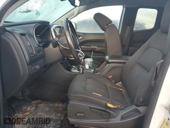 2015 GMC Canyon 2WD SLE with VIN 1GTH5BEA2F1131855, listed as a Copart auction lot 83924504 with 0 mi miles and Salvage Title. Bid and sale history available at carsss.com. Image 7.