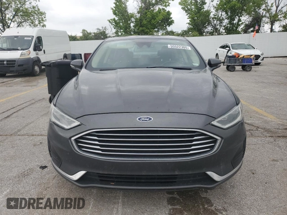2020 Ford Fusion SEL with VIN 3FA6P0CD8LR195828, listed as a Copart auction lot 55522305 with 163,959 mi miles and Salvage title. Bid and sale history available at DreamBid. Image 5.