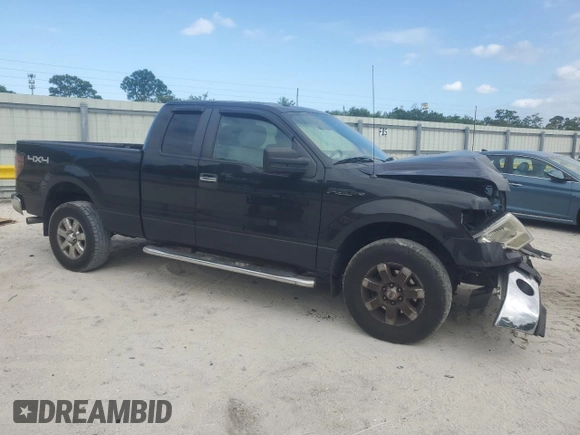 2013 Ford F-150 XL with VIN 1FTFX1EF7DFA59025, listed as a Copart auction lot 55050095 with 102,067 mi miles and Salvage Title. Bid and sale history available at DreamBid. Image 4.