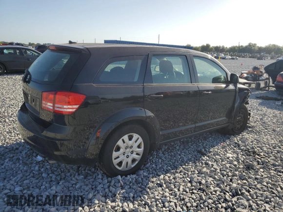 2015 Dodge Journey American Value with VIN 3C4PDCAB9FT692632, listed as a Copart auction lot 55261175 with 139,874 mi miles and Salvage Title. Bid and sale history available at DreamBid. Image 3.