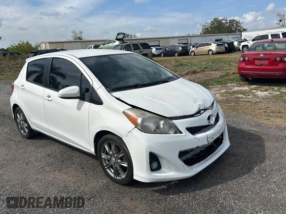 2012 Toyota Yaris L with VIN JTDKTUD36CD523080, listed as a Copart auction lot 44404985 with 134,041 mi miles and Clean Title. Bid and sale history available at carsss.com. Image 1.