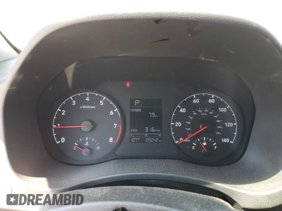 2018 Hyundai Accent SEL with VIN 3KPC24A3XJE012060, listed as a Copart auction lot 64289673 with 105,042 mi miles. Bid and sale history available at carsss.com. Image 9.