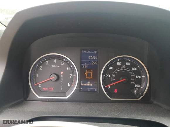 2011 Honda CR-V EX-L with VIN 5J6RE4H76BL016295, listed as a Copart auction lot 47594125 with 180,239 mi miles and Salvage Title. Bid and sale history available at carsss.com. Image 9.