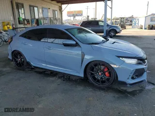 2019 Honda Civic Type R Touring with VIN SHHFK8G74KU202462, listed as a Copart auction lot 71608924 with 30,168 mi miles and Salvage Title. Bid and sale history available at carsss.com. Image 4.