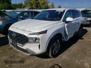 2021 Hyundai Santa Fe SE with VIN 5NMS1DAJ2MH345900, listed as a Copart auction lot 63640132 with 23,576 mi miles. Bid and sale history available at carsss.com. Image 2.