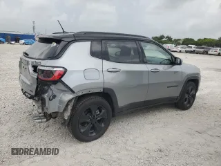 2021 Jeep Compass Altitude with VIN 3C4NJCBB8MT571232, listed as a Copart auction lot 62539405 with 42,977 mi miles and Salvage title. Bid and sale history available at DreamBid. Image 3.