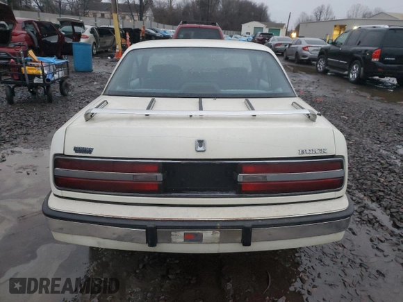 1990 Buick Regal with VIN 2G4WD14T3L1423376, listed as a Copart auction lot 43848175 with 51,407 mi miles and Clean Title. Bid and sale history available at DreamBid. Image 6.