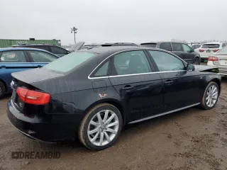 2014 Audi A4 Premium with VIN WAUBFAFL8EN028621, listed as a Copart auction lot 85543634 with 44,041 mi miles and Salvage Title. Bid and sale history available at carsss.com. Image 3.