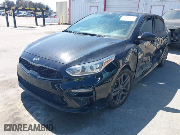 2021 Kia Forte GT-Line with VIN 3KPF34AD7ME380865, listed as a IAAI auction lot 41837360 with 47,928 mi miles. Bid and sale history available at carsss.com. Image 17.