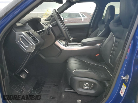 2016 Land Rover Range Rover Sport SVR with VIN SALWZ2EF1GA551964, listed as a Copart auction lot 81150084 with 39,695 mi miles and Salvage title. Bid and sale history available at DreamBid. Image 7.