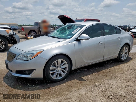 2017 Buick Regal Premium II with VIN 2G4GR5GX2H9103230, listed as a Copart auction lot 58803025 with 104,643 mi miles and Salvage title. Bid and sale history available at DreamBid. Image 1.