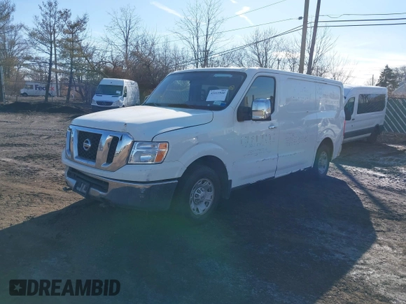 2012 Nissan NV SV with VIN 1N6AF0KY4CN114061, listed as a IAAI auction lot 41613940 with 115,052 mi miles. Bid and sale history available at carsss.com. Image 2.