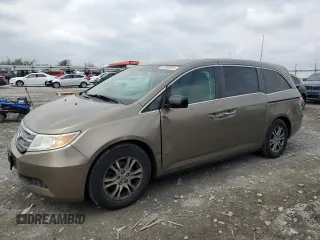 2012 Honda Odyssey EX with VIN 5FNRL5H41CB043500, listed as a Copart auction lot 52596545 with 235,115 mi miles and Clean Title. Bid and sale history available at carsss.com. Image 1.