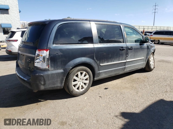 2014 Chrysler Town & Country Touring with VIN 2C4RC1BG6ER382191, listed as a Copart auction lot 48514615 with 201,820 mi miles and Salvage Title. Bid and sale history available at carsss.com. Image 3.