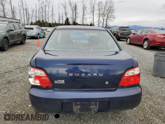 2005 Subaru Impreza Sedan (Natl) RS with VIN JF1GD67575H507449, listed as a Copart auction lot 49654845 with 138,164 mi miles and Salvage Title. Bid and sale history available at carsss.com. Image 6.