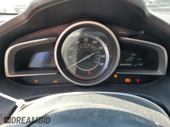 2016 Mazda 3 i Sport with VIN 3MZBM1K76GM267614, listed as a Copart auction lot 52087945 with 172,683 mi miles and Salvage Title. Bid and sale history available at DreamBid. Image 9.