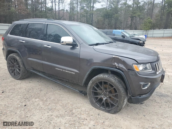 2016 Jeep Grand Cherokee Limited 75th Anniversary with VIN 1C4RJFBT1GC384930, listed as a Copart auction lot 47355805 with 133,816 mi miles and Salvage Title. Bid and sale history available at carsss.com. Image 4.