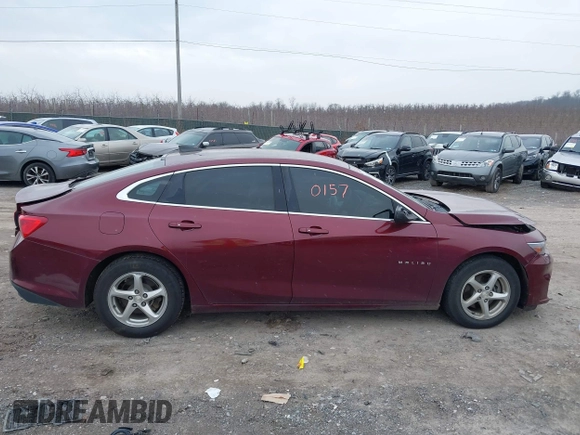 2016 Chevrolet Malibu LS with VIN 1G1ZB5ST6GF256794, listed as a IAAI auction lot 41230157 with 202,643 mi miles and . Bid and sale history available at carsss.com. Image 13.