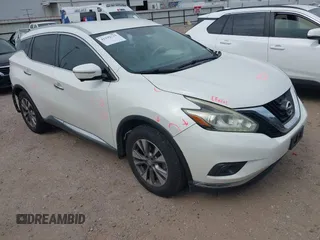 2015 Nissan Murano S z VIN 5N1AZ2MG1FN212202, wystawiony jako IAAI lot #42292715 z przebiegiem 149 050 mil mil oraz . Historia ofert i sprzedaży dostępna na DreamBid. Obrazek 1.