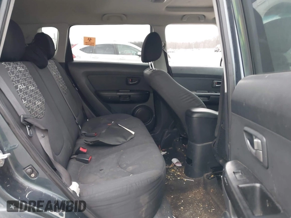 2011 Kia Soul + with VIN KNDJT2A24B7258457, listed as a IAAI auction lot 41751948 with 217,667 mi miles. Bid and sale history available at carsss.com. Image 8.