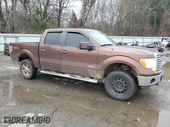 2011 Ford F-150 XLT with VIN 1FTFW1ET0BFB29339, listed as a Copart auction lot 45749965 with 277,547 mi miles and Salvage Title. Bid and sale history available at carsss.com. Image 4.