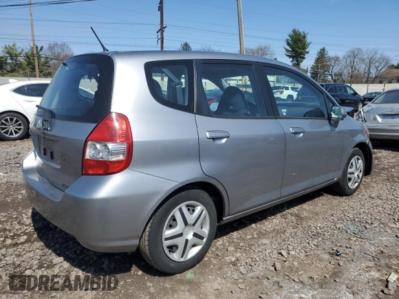 2008 Honda Fit with VIN JHMGD38438S023542, listed as a Copart auction lot 50730505 with 75,385 mi miles and Salvage Title. Bid and sale history available at carsss.com. Image 3.