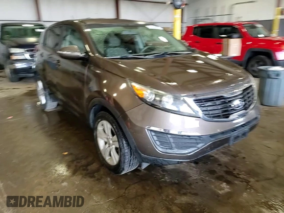 2012 Kia Sportage LX with VIN KNDPB3A28C7331687, listed as a Copart auction lot 60219055 with 87,591 mi miles and Salvage title. Bid and sale history available at DreamBid. Image 14.