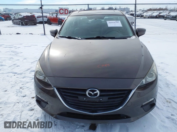 2014 Mazda 3 i Grand Touring with VIN JM1BM1W72E1112887, listed as a IAAI auction lot 41553797 with 85,325 mi miles and . Bid and sale history available at carsss.com. Image 12.