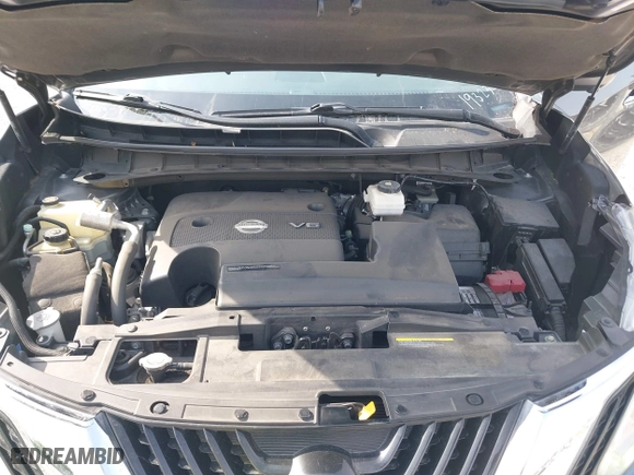 2017 Nissan Murano SV with VIN 5N1AZ2MG4HN137420, listed as a IAAI auction lot 41933199 with 65,025 mi miles. Bid and sale history available at carsss.com. Image 10.