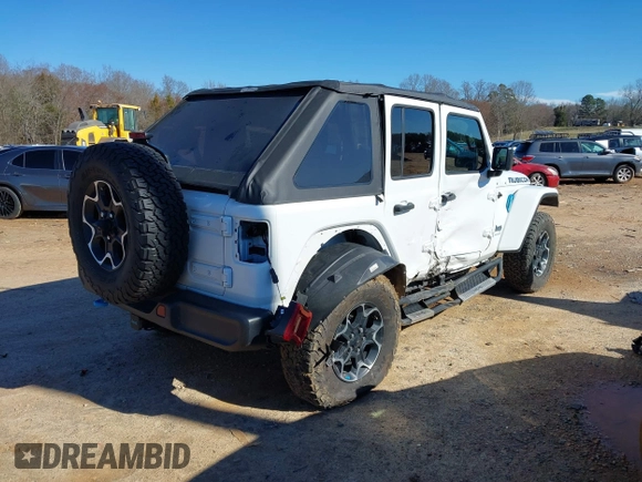 2023 Jeep Wrangler Rubicon with VIN 1C4JJXR64PW586369, listed as a IAAI auction lot 41587561 with 16,038 mi miles and . Bid and sale history available at DreamBid. Image 4.