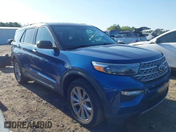 2022 Ford Explorer Limited with VIN 1FMSK8FH6NGA32511, listed as a IAAI auction lot 41982706 with 60,618 mi miles. Bid and sale history available at carsss.com. Image 1.