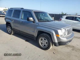 2016 Jeep Patriot Sport with VIN 1C4NJPBB4GD656571, listed as a Copart auction lot 51950535 with 63,576 mi miles and Salvage Title. Bid and sale history available at carsss.com. Image 4.