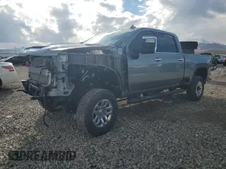 2024 Chevrolet Silverado 3500HD LTZ with VIN 2GC4YUEY0R1220465, listed as a Copart auction lot 78517494 with 10,507 mi miles and Salvage Title. Bid and sale history available at carsss.com. Image 1.